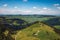 Panoramic views from the Ebenalp mountain in Switzerland