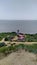 panoramic views of the lighthouse and the sea coast