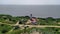 panoramic views of the lighthouse and the sea coast