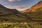 Panoramic views of Nantlle Valley in the Snowdonia National Park, Wales
