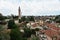 Panoramic views of the roofs old town Antalya