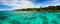 Panoramic views of the tropical island of the Philippines