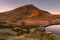 Panoramic views of Y Garn in the Snowdonia National Park, Wales