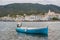 A panoramic vista of cadaques from one of his shore