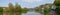 Panoramic vview of the river at Les Andelys in Normandy