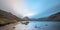 Panoramic Wide View Of Wast Water, Lake District, UK.