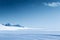 Panoramic winter background, The winter mountains landscape