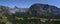 Panoramic Yosemite valley overlook