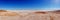 Panoramica del lago di sale nel deserto australiano