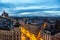 Panoramical aerial view of Madrid