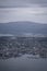 panoramical view of the city of Tromso in northern Norway