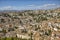 Panoranic view of Albaicin/Albayzin (Old Muslim quarter) district seen from Alhambra Palace (Granada