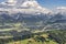 Panorma of the Allgaeu Alps, Germany