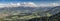 Panorma of the Allgaeu Alps, Germany
