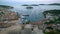 Panormaic View of Hvar Town on Hvar Island Croatia