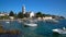 Panormaic View of Hvar Town on Hvar Island Croatia