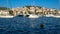 Panormaic View of Hvar Town on Hvar Island Croatia