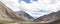 Panormic view of beauty of Ladakh, glacial valley