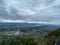 Panornic cityscape from a cliff