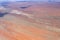 pans and dune stripes in Kalahari, east of Kalkrand, Namibia