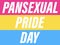 Pansexual pride day. Pansexual flag. Romantic attraction symbol. LGBT sexual minorities. Design for banner and  poster. Vector