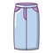 Pant jeans icon, cartoon style