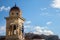 Pantanassa Church on Monastiraki Square, in the city center of Athens, Greece, with the iconic Acropolis in the background