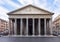 Pantheon building in Rome, Italy; translation: