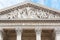 Pantheon facade in Paris, France