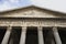 Pantheon facade in Rome, Italy.