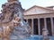 Pantheon Fountain in Rome