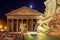 Pantheon at night