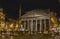 Pantheon roma by night scene