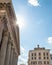 Pantheon Roof with Sun Flare and Copy Space