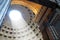 The Pantheon\'s Dome as Seen From Outside the Entrance Gate