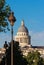 The Pantheon is a secular mausoleum , Paris, France.