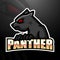 Panther mascot esport logo design