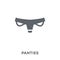 Panties icon from Clothes collection.