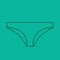Panties linear icon
