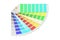 Pantone color palette guide, 3D rendering