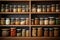 a pantry stocked with gluten-free food products