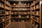 a pantry with a variety of food and spices arranged in neat and organized rows