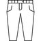 Pants, Clothing line icon. Dress, vector illustrations