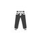 Pants trousers vector icon