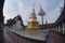 Panya Tharonusorn Pagoda or golden pagoda at Wat Pa Pathomchai in Thailand.