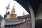Panya Tharonusorn Pagoda or golden pagoda at Wat Pa Pathomchai in Thailand.