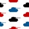 Panzer symbol seamless pattern