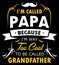 Papa Shirt Design For Proud PAPA