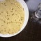 Papadum bread on a plate