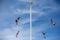 Papantla Flying Men soar over PV